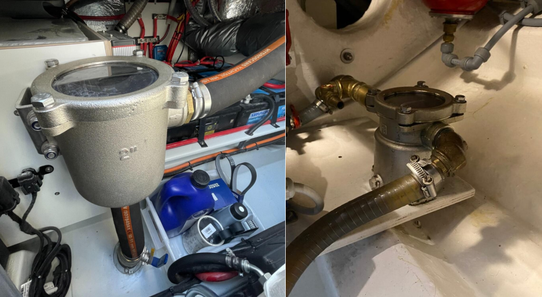 Andy Marine 316L rozsdamentes acél tengervízszűrő