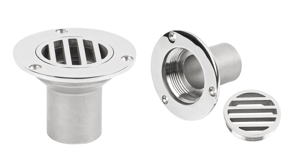 316 Rozsdamentes acél kivehető pilótafülke lefolyó