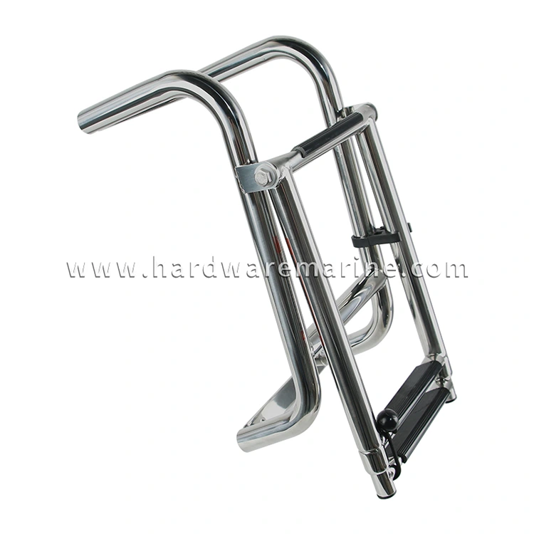 Rozsdamentes acél Marine 3 Step teleszkópos hajó létra